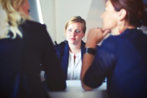 Employment Law: A young female employee facing disciplinary action at work